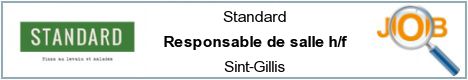 Offres d'emploi - Responsable de salle h/f - Sint-Gillis