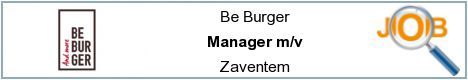 Job offers - Manager m/v - Zaventem