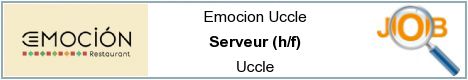 Vacatures - Serveur (h/f) - Uccle