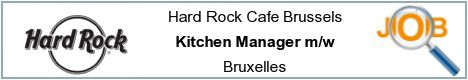 Offres d'emploi - Kitchen Manager m/w - Bruxelles