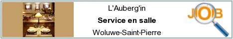 Offres d'emploi - Service en salle - Woluwe-Saint-Pierre