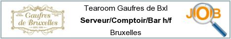 Offres d'emploi - Serveur/Comptoir/Bar h/f - Bruxelles