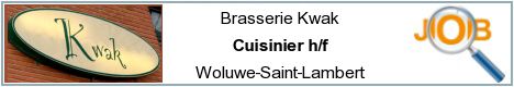 Offres d'emploi - Cuisinier h/f - Woluwe-Saint-Lambert