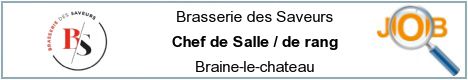 Offres d'emploi - Chef de Salle / de rang - Braine-le-chateau