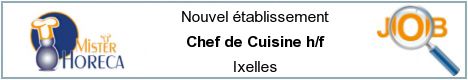 Offres d'emploi - Chef de Cuisine h/f - Ixelles
