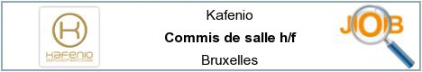 Offres d'emploi - Commis de salle h/f - Bruxelles
