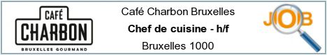 Vacatures - Chef de cuisine - h/f - Bruxelles 1000