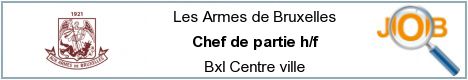 Job offers - Chef de partie h/f - Bxl Centre ville