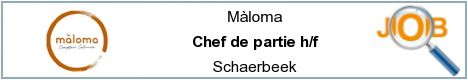 Job offers - Chef de partie h/f - Schaerbeek