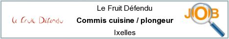 Job offers - Commis cuisine / plongeur - Ixelles