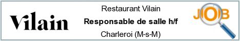 Offres d'emploi - Responsable de salle h/f - Charleroi (M-s-M)