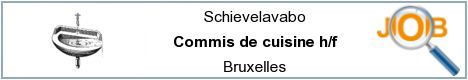 Offres d'emploi - Commis de cuisine h/f - Bruxelles
