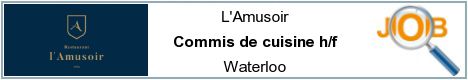 Offres d'emploi - Commis de cuisine h/f - Waterloo