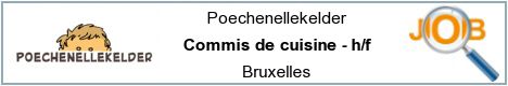 Offres d'emploi - Commis de cuisine - h/f - Bruxelles