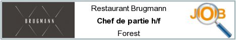 Job offers - Chef de partie h/f - Forest