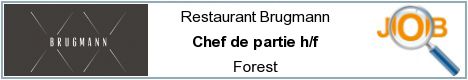 Offres d'emploi - Chef de partie h/f - Forest