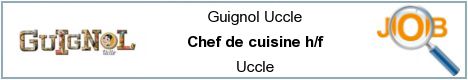 Vacatures - Chef de cuisine h/f - Uccle