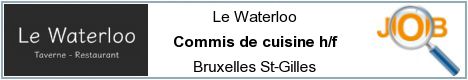 Offres d'emploi - Commis de cuisine h/f - Bruxelles St-Gilles