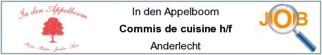Offres d'emploi - Commis de cuisine h/f - Anderlecht