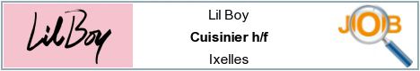 Offres d'emploi - Cuisinier h/f - Ixelles