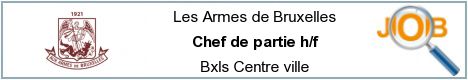 Job offers - Chef de partie h/f - Bxls Centre ville