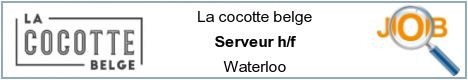 Offres d'emploi - Serveur h/f - Waterloo