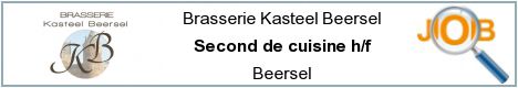 Offres d'emploi - Second de cuisine h/f - Beersel