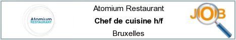 Offres d'emploi - Chef de cuisine h/f - Bruxelles