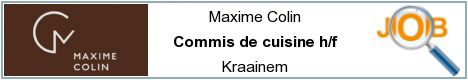 Offres d'emploi - Commis de cuisine h/f - Kraainem