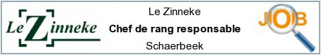 Offres d'emploi - Chef de rang responsable - Schaerbeek