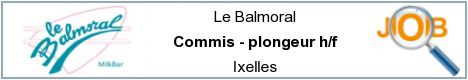 Offres d'emploi - Commis - plongeur h/f - Ixelles