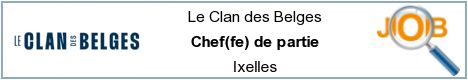 Offres d'emploi - Chef(fe) de partie - Ixelles