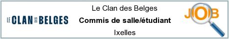 Offres d'emploi - Commis de salle/étudiant - Ixelles