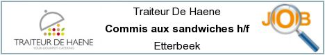Offres d'emploi - Commis aux sandwiches h/f - Etterbeek