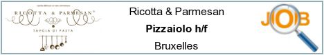 Offres d'emploi - Pizzaiolo h/f - Bruxelles