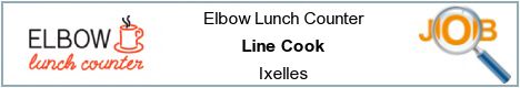 Offres d'emploi - Line Cook - Ixelles