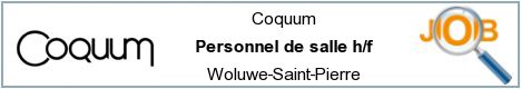 Offres d'emploi - Personnel de salle h/f - Woluwe-Saint-Pierre