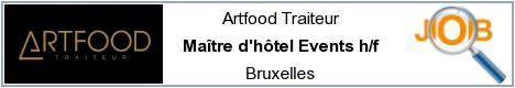 Job offers - Maître d'hôtel Events h/f - Bruxelles