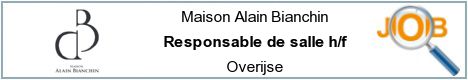 Offres d'emploi - Responsable de salle h/f - Overijse