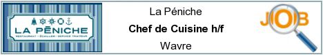 Offres d'emploi - Chef de Cuisine h/f - Wavre