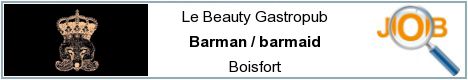 Offres d'emploi - Barman / barmaid - Boisfort