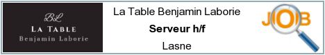 Offres d'emploi - Serveur h/f - Lasne