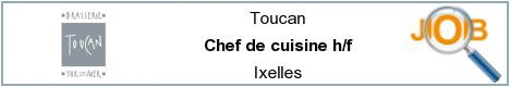 Offres d'emploi - Chef de cuisine h/f - Ixelles