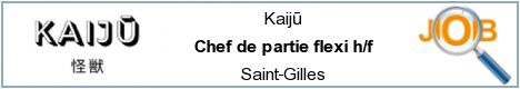 Vacatures - Chef de partie flexi h/f - Saint-Gilles