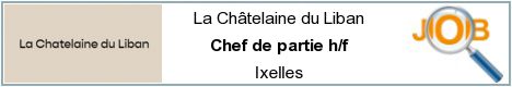 Job offers - Chef de partie h/f - Ixelles