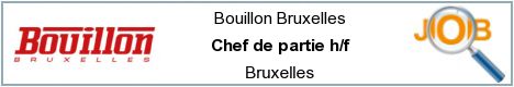 Job offers - Chef de partie h/f - Bruxelles
