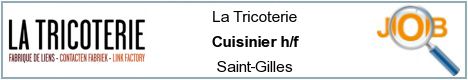 Offres d'emploi - Cuisinier h/f - Saint-Gilles