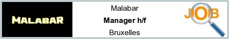 Job offers - Manager h/f - Bruxelles