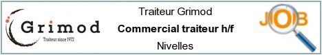 Vacatures - Commercial traiteur h/f - Nivelles
