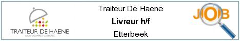 Vacatures - Livreur h/f - Etterbeek